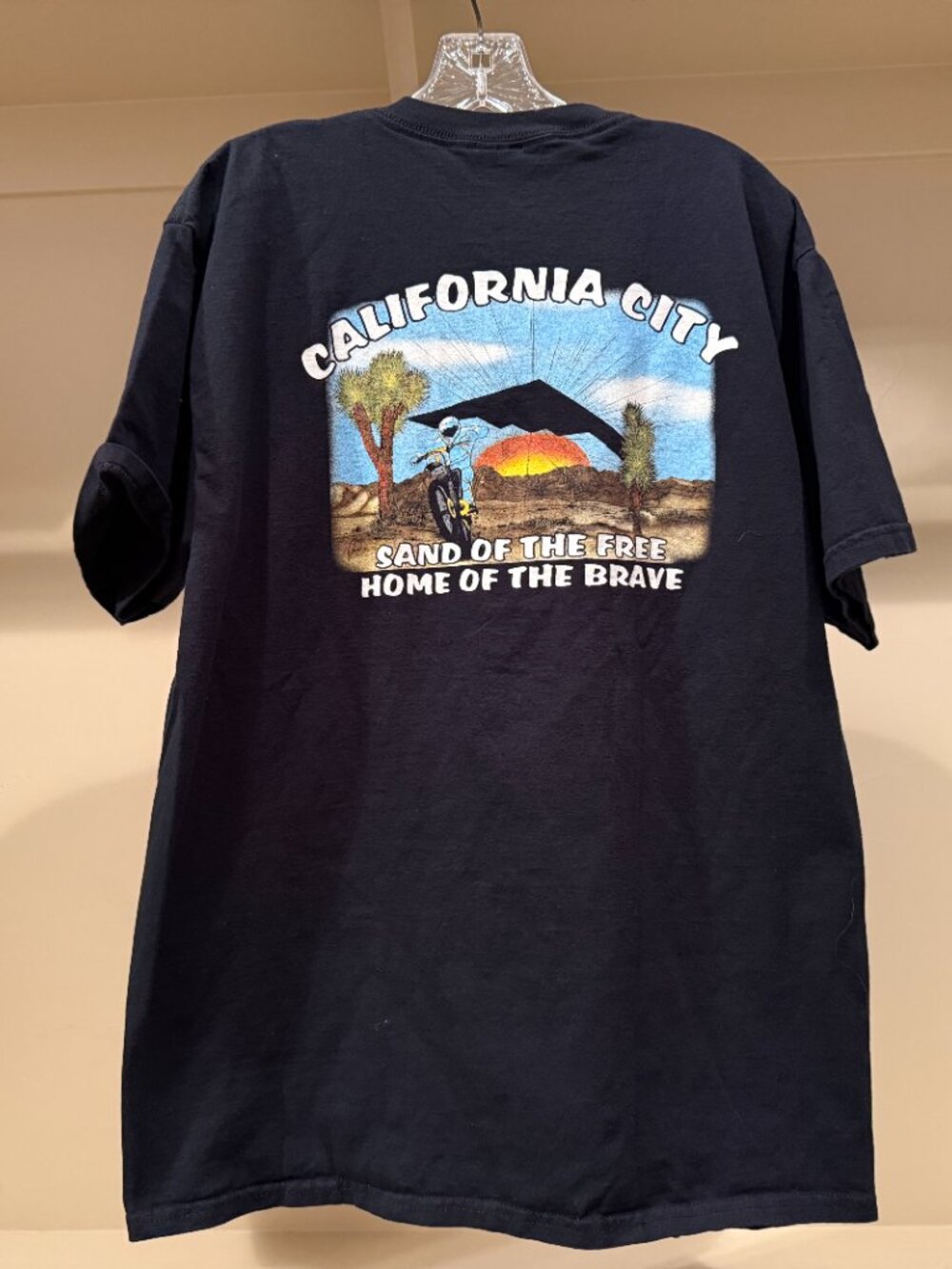 California City Mojave Desert Incident Response Sand Of The Free T-Shirt Large